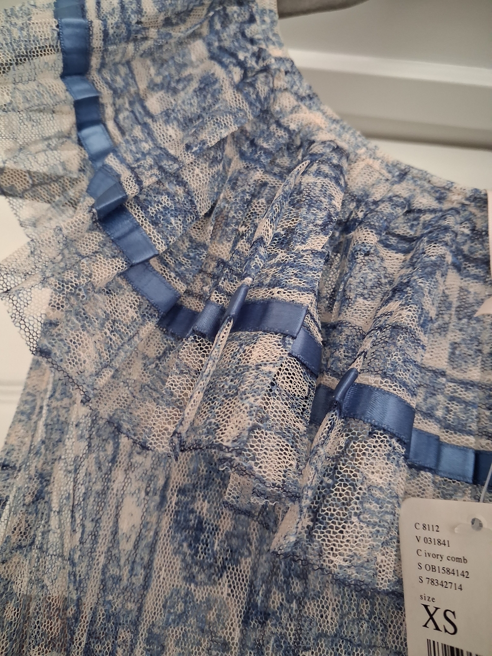 NEW Tag Free People Sheer In PaRIS Maxi Top Uk Edition - Picture 10 of 16